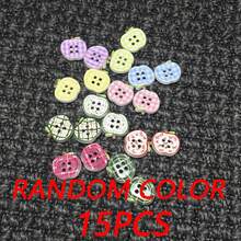 Apple Print 4 Hole Button, Handmade Hair Clip, Hair Scrunchie, DIY Decor Pendant, Beaded Decoration, Scrapbooking Accessory, Bag DIY Decoration - Color Mixing - View 13