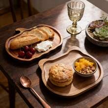 1 chiếc khay đựng phô mai và thịt nguội bằng gỗ, hình quả bí ngô và chú chó, đĩa phục vụ bằng gỗ keo mộc mạc, bộ khay đựng phô mai và thịt nguội, khay đựng thức ăn, đĩa khai vị, đĩa đựng đồ ăn nhẹ, trái cây và tráng miệng, thích hợp cho nhà bếp, phòng ăn, phòng khách, người yêu thú cưng, tân gia, kỷ niệm, nhà hàng theo chủ đề, các buổi tụ họp. - Xem 1