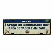 Fun Decorative Wall Plaque In MDF, 40x13cm, With A Phrase For The Barbecue Corner. - 11 - View 1