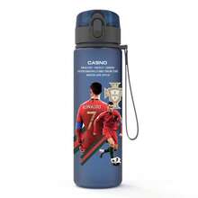 FIFA FIFA 2026世界盃 C羅 #7 粉絲水杯，EPDM材質，防漏大容量，便攜足球支持者水杯，適合健身、訓練與戶外，葡萄牙球迷禮物 - 彩色 - 查看 4