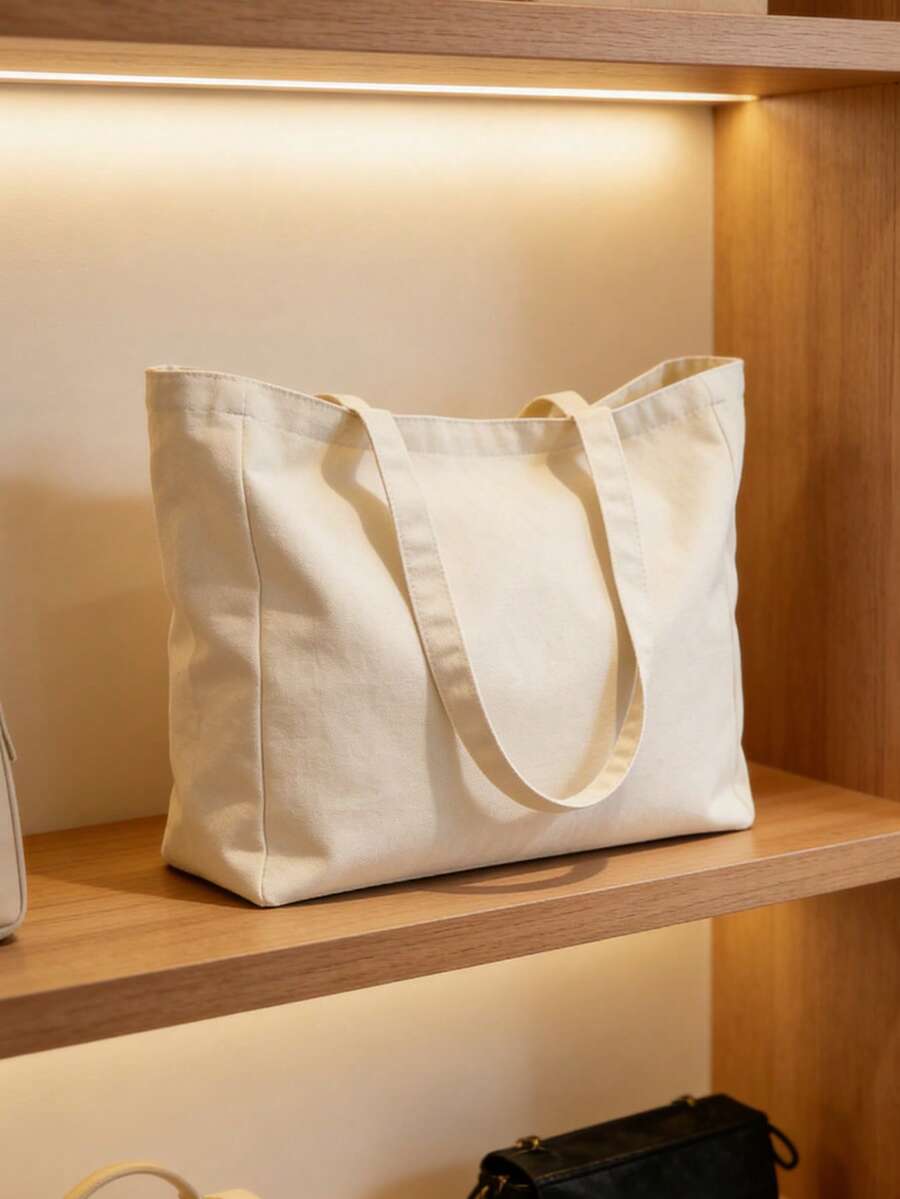 3 Stücke/Set Große Kapazität Aufbewahrungstasche, Shopper, Segeltuch Handtasche, Studentenrucksack, Campus Rucksack, Laptoptasche, Umhängetasche, Reisetasche, Sporttasche, Collegetrucksack, Schule, Geschäft, Outdoor, Wandern, Camping, Lässig Rucksack mit wasserdichten einfachen Taschen, geeignet für Absolventen, Teenager, Erstis, Sophomores, Junioren und Senioren - Verschiedenfarbig - Übersicht 1