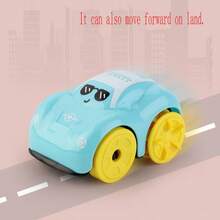 1pc Wind-Up Amphibious Car Toy - Random Style - Bathtub Swimming Pool Water Play Toy, Beach & Stress Relief Toy For Teens - Multicolor - View 6
