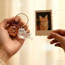 宠物猫毛纪念吊坠，附赠可爱猫毛收纳盒 | 便携式宠物爱好者配件 | 猫/狗掉毛收集罐 - 适合作为纪念礼物或慰问礼物，送给失去爱宠的人。完美的家居装饰，也是充满情感的买家之选。 - 彩色 - 查看 5