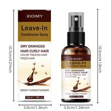 Xioimy 35毫升免洗护发喷雾 | 保湿、增强弹性、防止干燥损伤、男女通用、天然成分、便捷喷雾配方 - 數量 - 查看 11