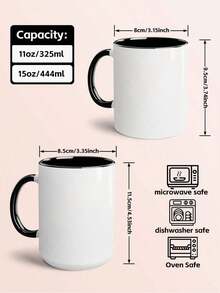 1pc 11oz/15oz Custom Father's Day Mug, Customizable With Father-Son Or Father-Daughter Group Photos. Personalized Photo Water Cup, Engraved With Dad's Photo. A Unique Exclusive Gift For Dad And An Ideal Birthday Present. Fathers Day Gift,Coffee Cup - Style 4 - View 3