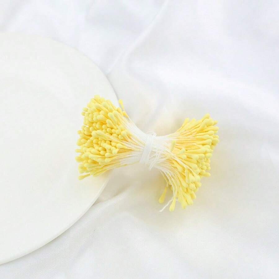 Matte Round Faux Flower Stamens, Handmade DIY Hair Accessory & Headpiece Material, Wedding Bouquet & Floral Decor Flower Centers - Multicolor - View 1