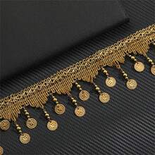 2码流苏花边缝纫花边饰边，7厘米宽，DIY窗帘流苏，流苏吊坠，工艺品和手工材料，流苏缝纫花边饰边，工艺品花边 - 多色 - 查看 7