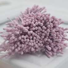 Matte Round Faux Flower Stamens, Handmade DIY Hair Accessory & Headpiece Material, Wedding Bouquet & Floral Decor Flower Centers - Multicolor - View 3