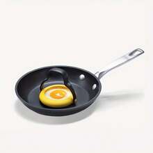 2pcs Egg Rings, Egg Molds With Heat-Resistant Handle, Silicone Round Egg Rings For Frying Eggs, Breakfast Sandwiches, Leakproof Egg Cooking Rings - Multicolor - View 3