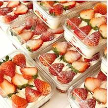 Hộp đựng thực phẩm bằng nhựa trong suốt hình vuông, chống rò rỉ, có nắp đậy, hộp đựng tráng miệng dùng một lần có thể xếp chồng lên nhau, thích hợp cho tiệm bánh, đựng trái cây, salad, sử dụng tại nhà và thương mại. - Trong suốt - Xem 2