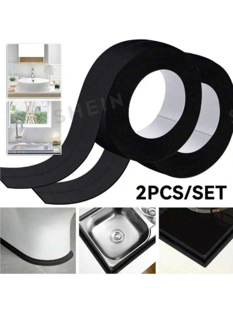 1/2 cuộn băng keo tự dính chống thấm nước, linh hoạt và bền bỉ với khả năng chống thấm nước, chống dầu và chống nấm mốc tuyệt vời. Độ bám dính cao, hoàn hảo để bịt kín các khe hở xung quanh bồn tắm, nhà vệ sinh, mặt bàn bếp và tường, lý tưởng cho việc bảo trì nhà cửa hàng ngày.
