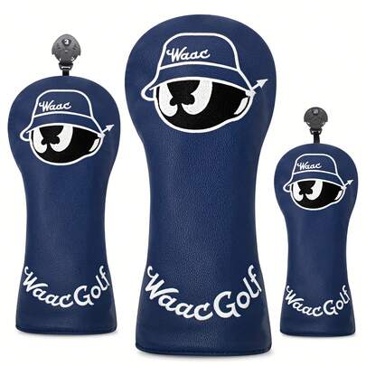 1 chiếc bao bọc đầu gậy golf màu xanh lam cổ điển rực rỡ - Phụ kiện bảo vệ, thời trang và thiết yếu hàng ngày dành cho các golfer trẻ, doanh nhân và người chơi cuối tuần.