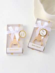 1/2pcs Bottle Opener Gift Set, Bottle Cap Opener, Premium Beverage Bottle Opener, Stable & Elegant Kitchen Assistant, Exquisite Party Decor, Wedding - Multicolor - View 4