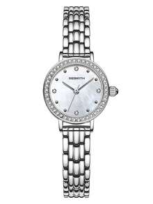 1件女士优雅简约休闲时尚石英腕表，适合日常佩戴 - 均碼 - 查看 16