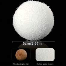 8pcs Pool Cleaning Balls - Quick Water Absorption, Highly Efficient & Reusable Sponge For SPA And Hot Tub Scrubbing, Suitable For Sand Filter System, Textured Surface Design, Essential For Swimming Pool And Spa Maintenance - Multicolor - View 8