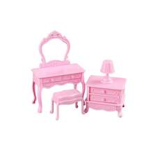 1pc Mini Furniture Bedroom Scene Dollhouse Accessory - Vanity, Nightstand, Vanity Desk, Miniature Decor [Some Parts Random, Color Difference May Occur] - Multicolor - View 7