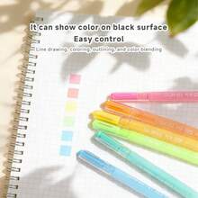36/54 Colors Acrylic Gel Pens, 48 Colors Metallic Glitter Painting Pens Set, Suitable For Black Paper, Rocks, Glass, Fabric Painting, DIY Crafts, Professional Art Design Tools - Sets - View 8