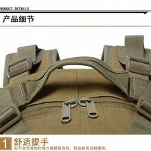 LUPU Mountain Backpack For Camping, Hiking, Outdoor Activities, Multifunctional Travel Backpack, Multipurpose, Relieves Shoulder Pressure, Large Capacity, Multi-Layer Partition, Durable - Green - View 9
