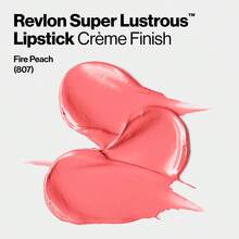 Revlon Lápiz Labial Super Lustrous Lipstick - Fire Peach - Ver 3