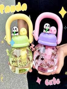 1pc Dual Water Bottle Carrier, Large Capacity, Suitable For Students And Office Workers - Multicolor - View 6