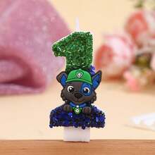 1 cây nến hình chữ số phát sáng trong bóng tối Paw Patrol, phụ kiện trang trí bánh mới lấp lánh, tạo không khí lễ hội cho sinh nhật, Giáng sinh. - Nhiều màu - Xem 19