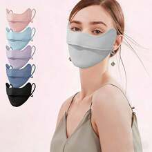 女士3D冰丝透气防风户外骑行口罩 - A - 查看 1