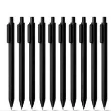 1 Set Retractable Ballpoint Pens, Suitable For Gifts, Medium Black For Office Use, Suitable For School Supplies, Cute Pens, Lucky Pens, Smooth Writing Pens - Multicolor - View 3