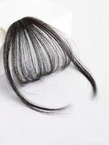 夹式空气刘海接发 - 黑色 - 查看 3