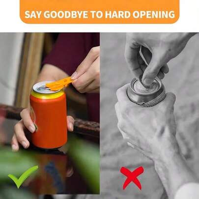 Bộ 4 dụng cụ mở nắp chai cầm tay, thích hợp cho bia, nước ngọt, v.v., đơn giản và dễ sử dụng, kín và chống bụi. Dụng cụ mở nắp chai và bật nắp di động.