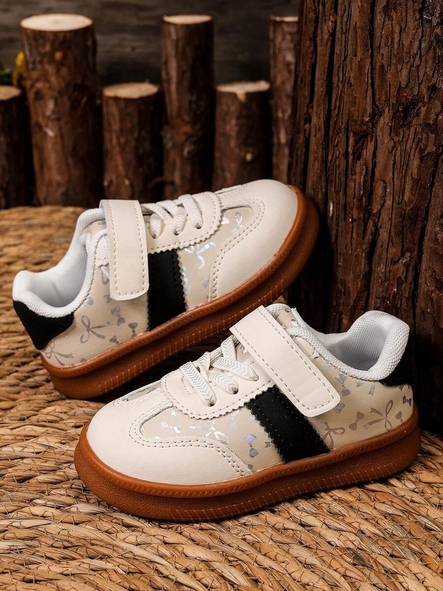 1 par de zapatos casuales de suela plana y blanda, antideslizantes, de estilo versátil y ligero, adecuados para primavera, verano, otoño e invierno, para estudiantes y uso diario - Beis - Ver 1