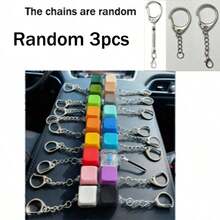 4-In-1 Keyboard Stress Relief Keychain, Keyboard Stress Relief Finger Shaking Bell Toy, Stress Relief Gift, Ideal Birthday Gift, Party Favor - Multicolor - View 11