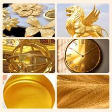 Dofuny 6 Bottles BlingBling Gold Pigment Pearl Mica Powder Mineral Pigment For DIY Epoxy Resin, Soap Making, Candle Dye & Jewelry Craft Supplies - A - View 5