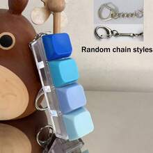 Fidget Toys Featuring A Touch Keyboard Design, Colorful Keys, And A Linear Clicky Keychain. Perfect For Sensory Enjoyment, These Keyboard Clickers Make Great Novelty Gifts - Multicolor - View 9
