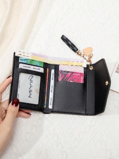 Flip Flap Zippered Small Wallet With Coin Pocket, Compact Foldable Ultra-Thin Ladies' Wallet, Mini Lightweight Multi-Layer Portable, Suitable For ID Cards, Cash, Credit Cards, Etc. Simple, Stylish, Modern Business Design, Perfect For Anniversaries, Valentine's Day, Birthdays, Couple Gifts, Ladies' Wallets, Girls' Wallets, Women's Wallets, Backpacks, Dormitory Supplies, And Back-To-School Gifts.