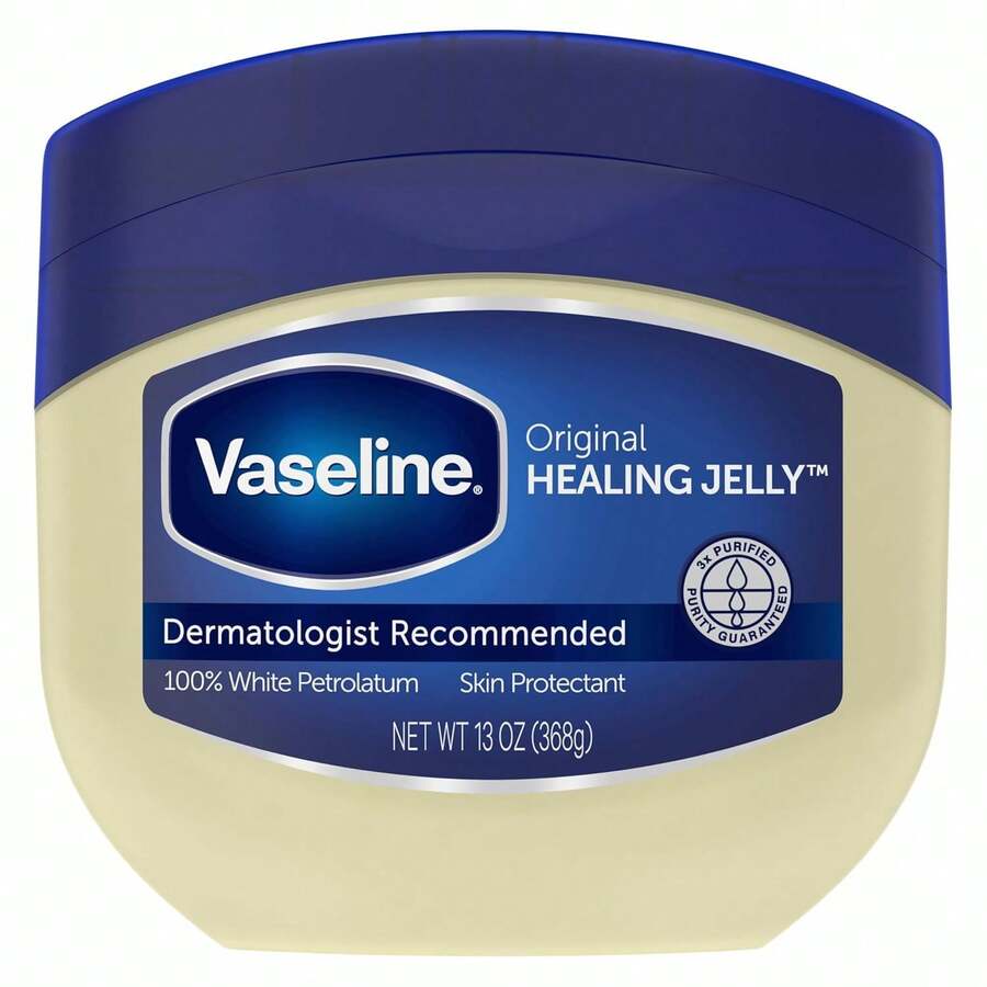 Vaseline Healing Jelly Original White Petroleum Jelly Protectant For Dry Cracked Skin And Eczema Relief Pure Petroleum Jelly 13 Oz - 適用於乾燥皸裂的皮膚 - 查看 1