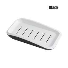 Bathroom Accessory Set, Luxury Silicone Toilet Brush, Slipper Rack, Towel Rack, Soap Dish, Triangle Shelf, Rectangular Storage Rack, All-In-One Solution, No Drilling Installation, Fits 90% Household Walls, Large Capacity, Rust-Resistant ABS Material, Durable For Humid Bathroom - A10 - Black - View 6