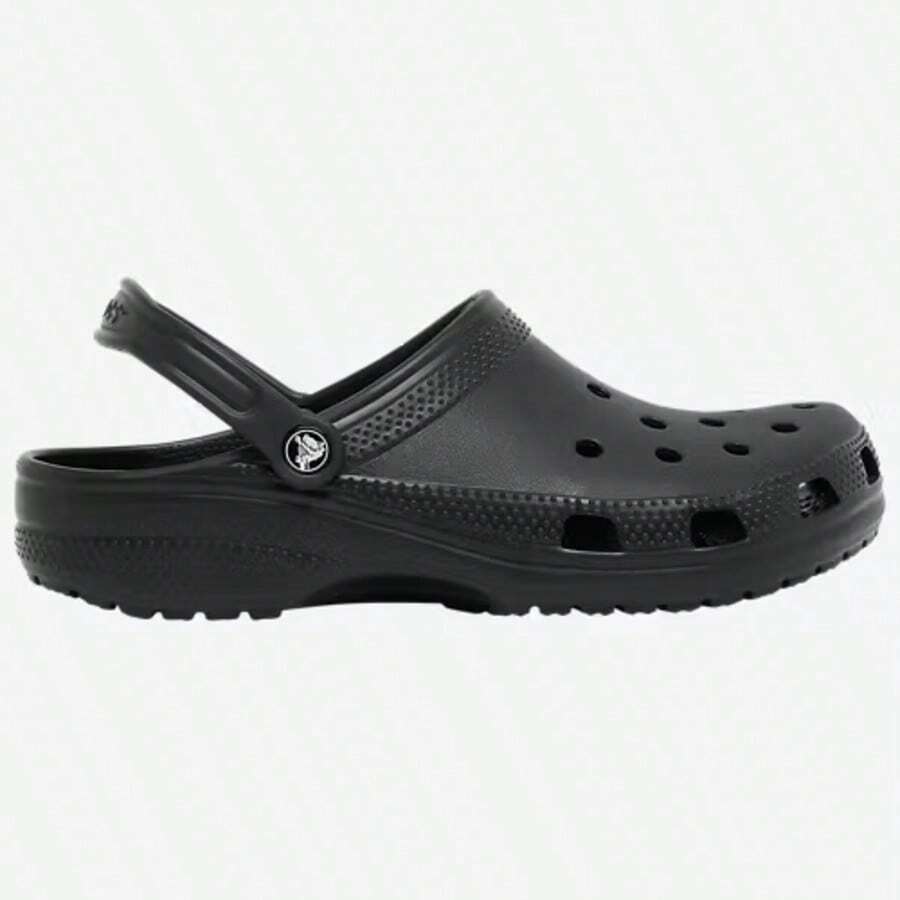 Crocs Classic Clogs Men's Black 10001M-001 - Dark Black - View 1