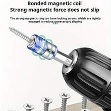 1pc Upgraded Universal Strong Magnetic Nut Ring, Magnetic Nut Ring Suitable For Removing Hex Screwdriver/Power Drill Bits - Strong Magnetic Solenoid - View 7