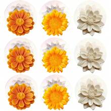 9pcs Mini Daisy Flower Silicone Candle Molds, Sunflower Shaped Resin Silicone Molds For DIY Candle, Soap, Plaster Crafts, Home Decor, Easy Release And Reusable - A - View 5