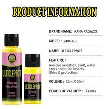HGKJ Ulticleprot 二合一洗车蜡，30毫升/100毫升，专业汽车配件，用于汽车细节清洁，高光泽抛光去除污渍、划痕和氧化物，持久漆面保护配方，易于涂抹于轿车、SUV 和卡车，优质汽车护理产品，恢复光泽并防止紫外线、污垢和水渍。 - 多色 - 查看 7