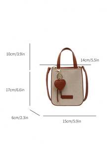 1 buah Tas Tangan Wanita Bahan PU Warna Polos, Penutup Resleting Modis, Cocok untuk Kencan & Hadiah - MultiWarna - View 3