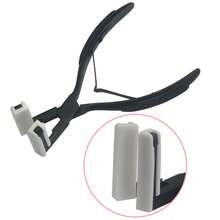 Stainless Steel Sealing Pliers For Wigs, Flat Hair Extension Tools, Real Human Hair Styling Pliers, Tape Clamping Pliers, Black - Black - View 6