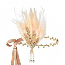 1920s Retro Feathers Headwear Set | Party/Halloween/Christmas | An Elegant Gift Choice - Multicolor - View 4