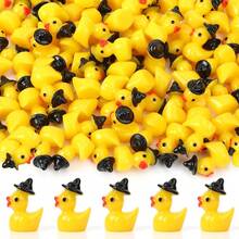 50-Piece Mini Resin Rabbit And Duck Set, Small Easter Bunny Decorations, Perfect For Dollhouse Decoration, Party Favors, And Classroom Rewards - Kiểu cà rốt - Xem 2