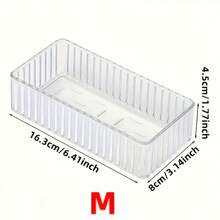 7件套/6件套/1个化妆品抽屉收纳盒 化妆刷收纳盒 透明化妆品收纳盒 化妆品展示架 收纳分隔盒 化妆品工具收纳盒 - 彩色 - 查看 10