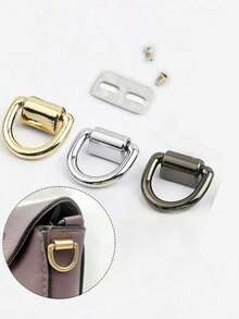 Accesorios DIY para bolsos: Hebilla en D, Correa con anilla, Herramientas de modificación, Ganchos de tornillo, Esenciales para vacaciones - Multicolor - Ver 1
