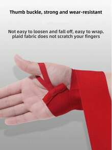 2 Pieces Of Elastic MMA Boxing Hand Wraps, Universal Polyester Fiber Training Hand Wraps, Professional Sports Protective Gloves For Men And Women,Gifts For Martial Arts Enthusiasts - Multicolor - View 7