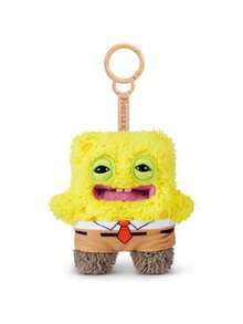 Spin Master Móc khóa nhồi bông 5 inch với các nhân vật được cấp phép - /Squidward/Mr. Krabs/Sheldon, búp bê nhồi bông quái vật xấu xí ngộ nghĩnh với hàm răng giống người, thích hợp cho trẻ em, thanh thiếu niên, người lớn và những người hâm mộ đồ chơi nhồi bông kỳ lạ, dùng làm mặt dây chuyền túi xách. - Bọt biển - Xem 9
