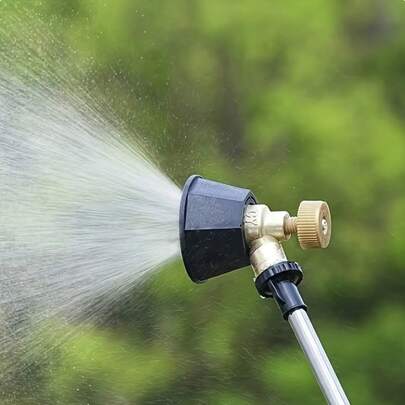 1pc Backpack Style Manual Sprayer Head, High Pressure Cyclone Universal Windproof Adjustable Mobile Spray Nozzle, Adjustable Size Key Spray Head