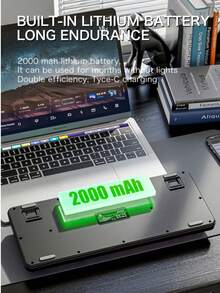 M75 无线蓝牙双模机械键盘，配备游戏/办公静音 PBT 键帽 - 查看 7